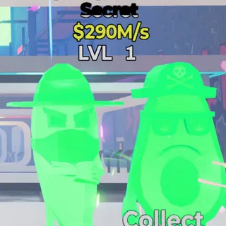 Fortnite Steal the Brainrot Chilyeie Y Avocadoa Rainbow 290M/s Lvl 1