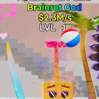 Fortnite Steal the Brainrot Agarrini La Palini Summer 2.3M/s Lvl 1