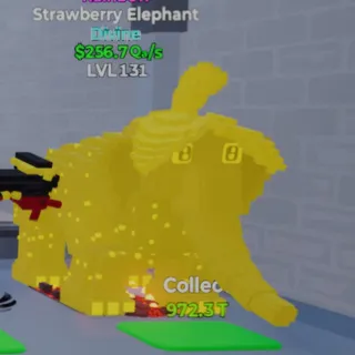 Fortnite Go Up for Brainrots Strawberry Elephant Rainbow 256.7Qa/s Lvl 131 1 Trait
