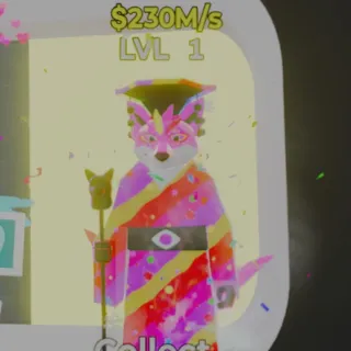 Fortnite Steal the Brainrot Bau Wang Wolf Monarca Carnival 230M/s Lvl 1 1 Trait