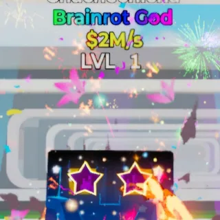 Fortnite Steal the Brainrot Chachechicha Rave 2M/s Lvl 1 4 Traits