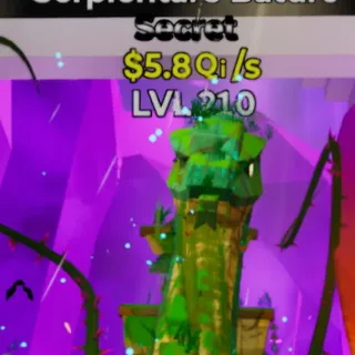 Fortnite Steal the Brainrot Serpientare Baturo Jungle 5.8Qi/s Lvl 210