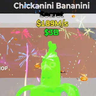 Fortnite Steal the Brainrot Chickanini Bananini Rainbow 3 Traits 189M/s