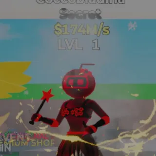 Fortnite Steal the Brainrot Coccobladina Darkness 174M/s Lvl 1 2 Traits