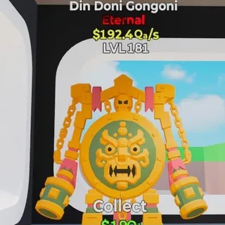 Fortnite Steal the Brainrot Din Doni Gongoni Default 192.4Qa/s Lvl 181