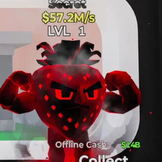 Fortnite Steal the Brainrot Fragola La La La Darkness 57.2M/s Lvl 1 1 Trait