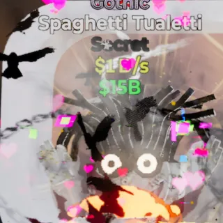 Fortnite Steal the Brainrot Spaghetti Tualetti Gothic 4 Traits 1B/s
