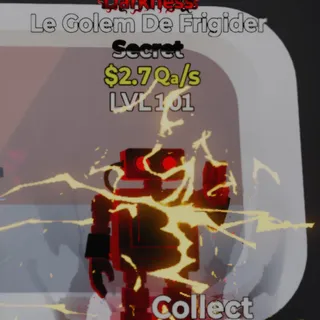 Fortnite Steal the Brainrot Le Golem De Frigider Darkness 2.7Qa/s Lvl 101 1 Trait