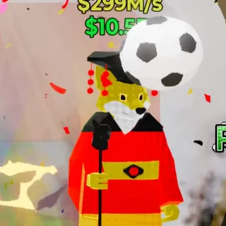 Fortnite Steal the Brainrot Bau Wang Wolf Monarca Football 299M/s