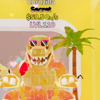 Fortnite Steal the Brainrot Cornzilla Summer 59.5Qa/s Lvl 110 2 Traits