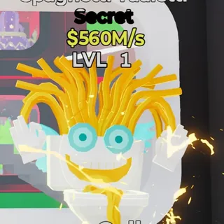 Fortnite Steal the Brainrot Spaghetti Tualetti Heaven 560M/s Lvl 1 1 Trait