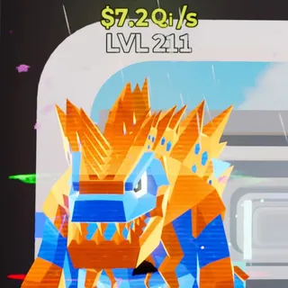 Fortnite Steal the Brainrot Gorgonzilla Neon 7.2Qi/s Lvl 211 1 Trait