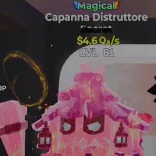 Fortnite Steal the Brainrot Capanna Distruttore Magical 4.6Qa/s Lvl 81 3 Traits