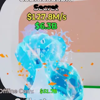 Fortnite Steal the Brainrot Cobracadabra Aqua 127.8M/s