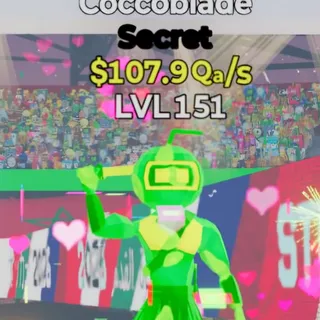 Fortnite Steal the Brainrot Coccoblade Toxic 107.9Qa/s Lvl 151 2 Traits