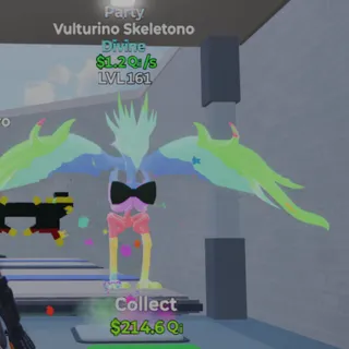 Fortnite Go Up for Brainrots Vulturino Skeletono Party 1.2Qi/s Lvl 161