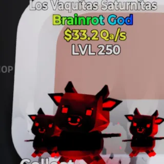 Fortnite Steal the Brainrot Los Vaquitas Saturnitas Darkness 33.2Qa/s Lvl 250