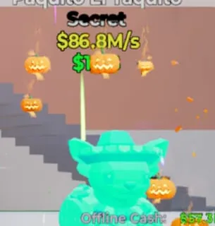 Fortnite Steal the Brainrot Paquito El Taquito Rainbow 1 Trait 86.8M/s