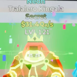 Fortnite Steal the Brainrot Tralalero Kingala Neon 31.4Qa/s Lvl 121