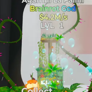 Fortnite Steal the Brainrot Agarrini La Palini Jungle 4.2M/s Lvl 1 3 Traits