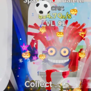 Fortnite Steal the Brainrot Spagheti Tualetti Football 14.7Qa/s Lvl 91 3 Traits