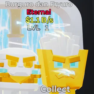 Fortnite Steal the Brainrot Burguro dan Fryuro Heaven 1.1B/s Lvl 1 1 Trait