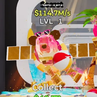 Fortnite Steal the Brainrot Cacasito Satelito Summer 114.7M/s Lvl 1