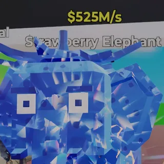 Fortnite Steal the Brainrot Strawberry Elephant Crystal 2 Traits 525M/s