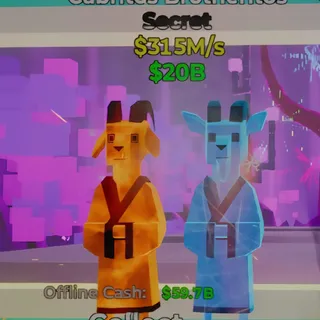 Fortnite Steal the Brainrot Cabritos Brotheritos Ice And Fire 315M/s