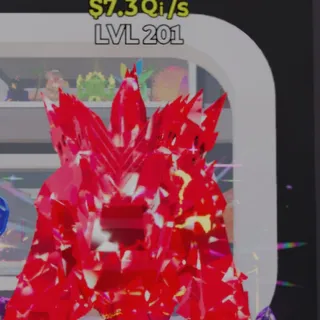Fortnite Steal the Brainrot Gorgonzilla Crystal 7.3Qi/s Lvl 201 2 Traits