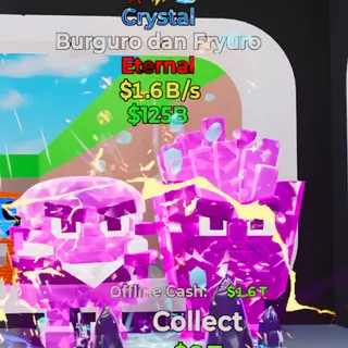 Fortnite Steal the Brainrot Burguro Dan Fryuro Crystal 1.6B/s