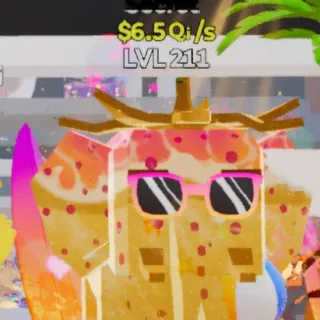 Fortnite Steal the Brainrot Strawberry Elephant Summer 6.5Qi/s Lvl 211 2 Traits