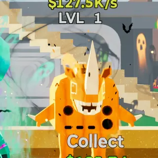 Fortnite Steal the Brainrot Rhino Toasterino Halloween 127.5K/s Lvl 1