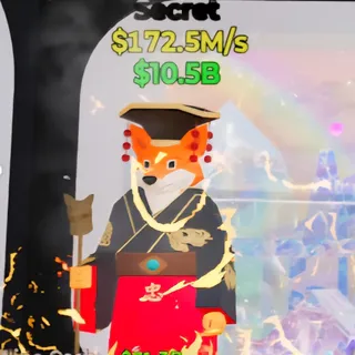 Fortnite Steal the Brainrot Bau Wang Wolf Monarca Default 3 Traits 172.5M/s