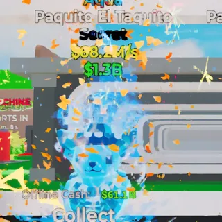 Fortnite Steal the Brainrot Paquito El Taquito Aqua 1 Trait 68.2M/s