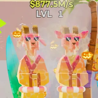 Fortnite Steal the Brainrot Cabritos Brotheritos Summer 877.5M/s Lvl 1 2 Traits