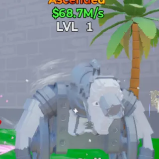 Fortnite Go Up for Brainrots Il Cannone Dominatore Silver 68.7M/s Lvl 1