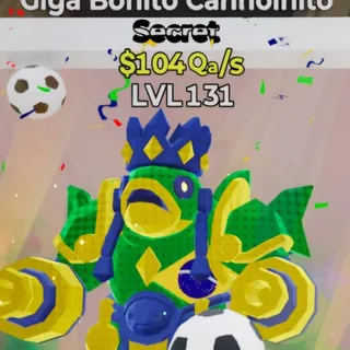 Fortnite Steal the Brainrot Giga Bonito Cannoinito Football 104Qa/s Lvl 131