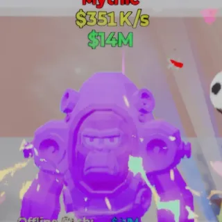 Fortnite Steal the Brainrot Gorillari Altoparlanti Rainbow 2 Traits 351K/s