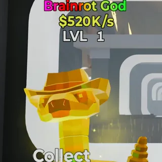 Fortnite Steal the Brainrot Linguicine Serpentine Gold 520K/s Lvl 1