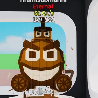 Fortnite Steal the Brainrot Tiramisubmarini Chocolate 1Qi/s Lvl 161