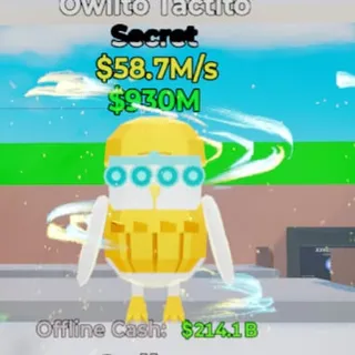 Fortnite Steal the Brainrot Owlito Tactito 58.7M/s