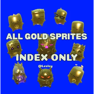 ALL GOLD SPRITES - INDEX ONLY