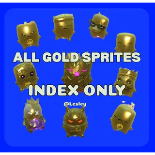 ALL GOLD SPRITES - INDEX ONLY