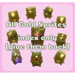 All Gold Sprites - Index Only