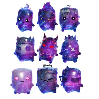 ALL GALAXY SPRITES - INDEX ONLY (NOT ZERO POINT)