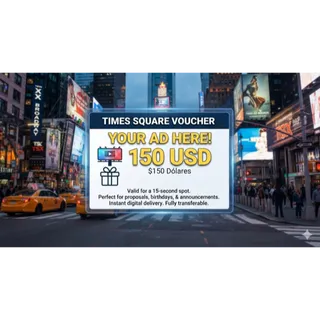 $150.00 USD TimesSquareBillboard