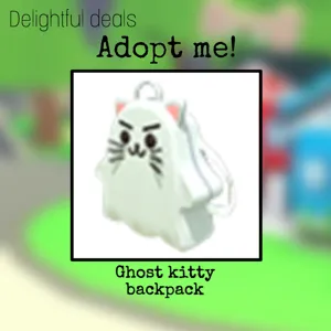 Ghost kitty backpack
