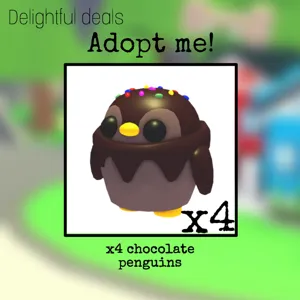 x4 chocolate penguins