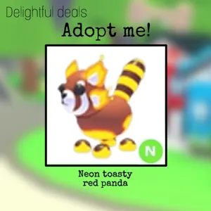 Neon toasty red panda